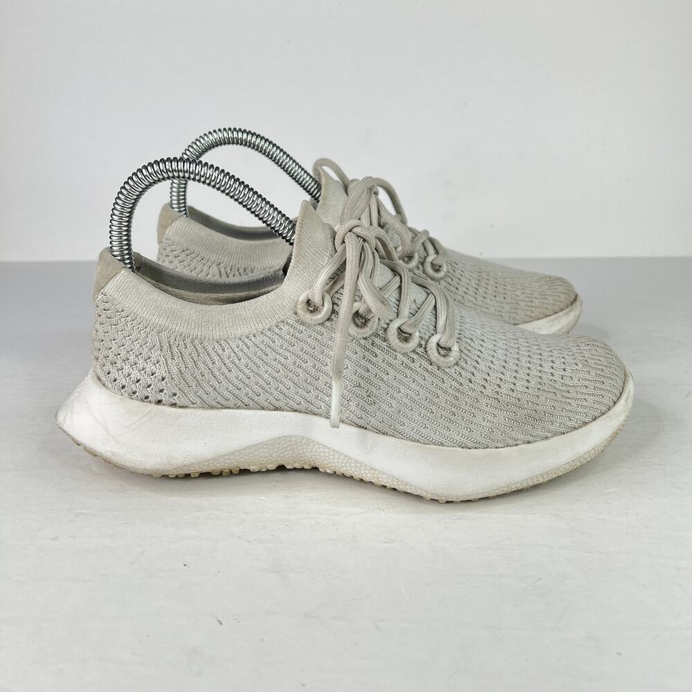 Allbirds TD2 Tree Dasher 2 Mesh Knit Shoe Sneakers Light Gray Womens 6 - Picture 2 of 8